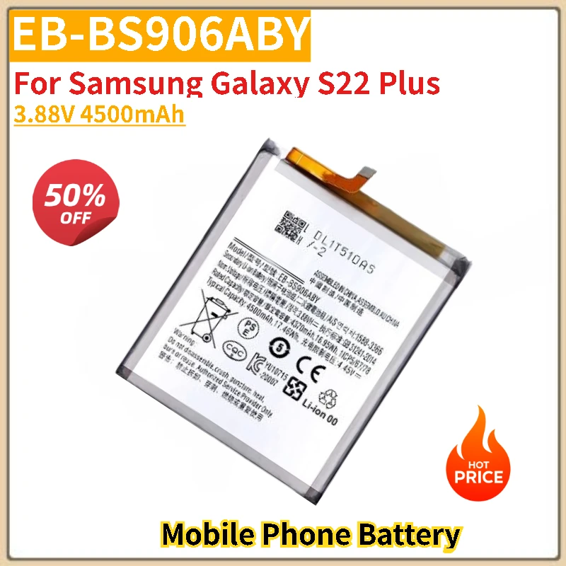 

EB-BS906ABY Mobile Phone Battery 3.88V 4500mAh For Samsung Galaxy S22 Plus /S22+ Brand-New High Quality