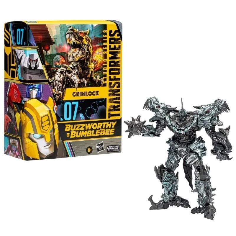

Anime Original Takara Tomy Hasbro Transformers Toys Movie 7 BB SS07 Grimlock Transformers Robot Collect Toys Birthday Gift 14cm
