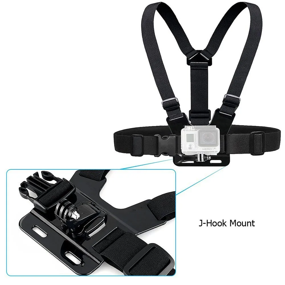 مجموعة الملحقات لكاميرا Gopro Hero13 12 11 10 9 Black 8 7 6 5 Yi 4K SJ4000 EKEN H9 AKASO DBPOWER حزام ثلاثي القوائم Go pro 13
