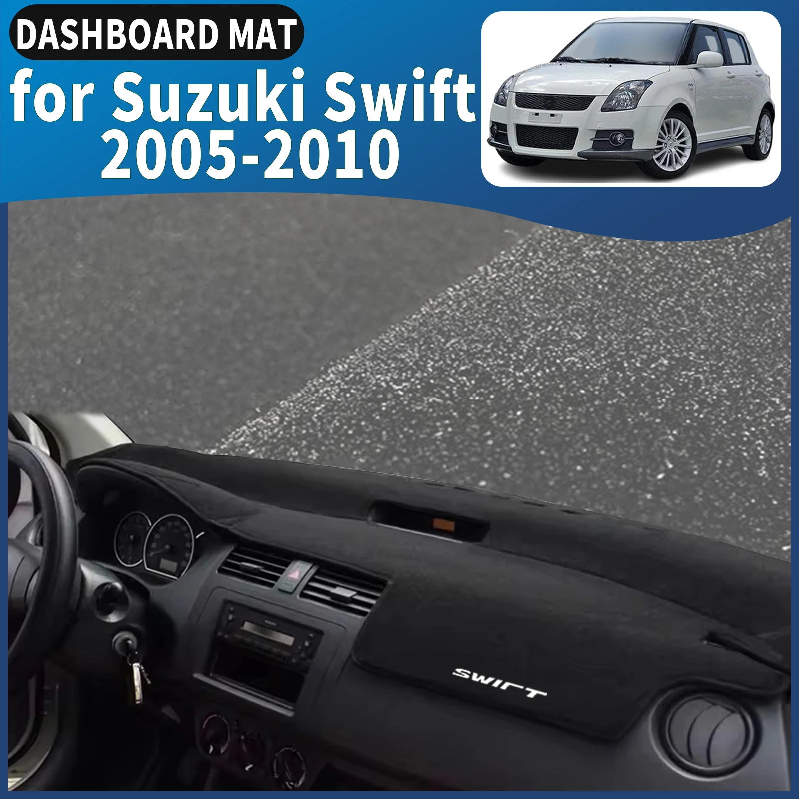 

fit for Suzuki Swift 2005 2006 2007 2008-2010 Car Accessories Dashmat Dashboard Cover Pad Protective Carpet DashMat Sunshade