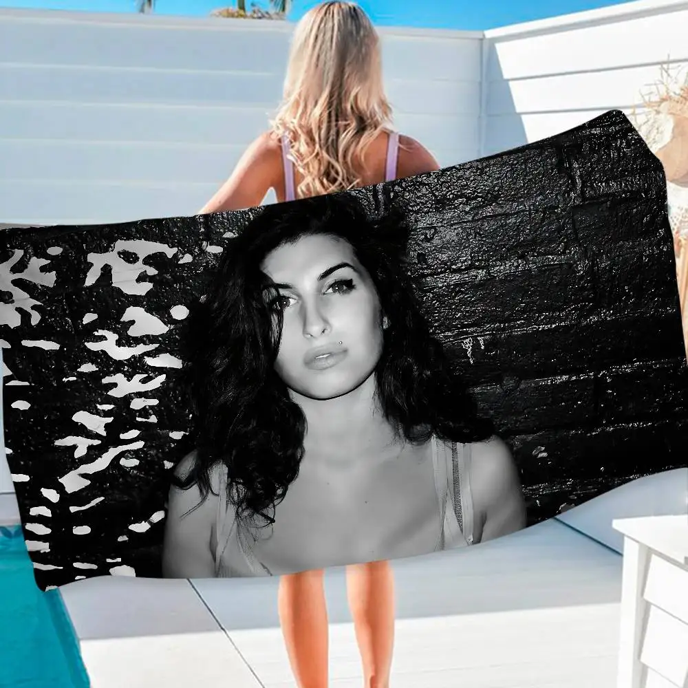 A-Amy W-Winehouse Singer Star Microfiber Beach Towel Absorbent Quick dry Soft Yoga Swimming Resort Mountain Climbing Towel
