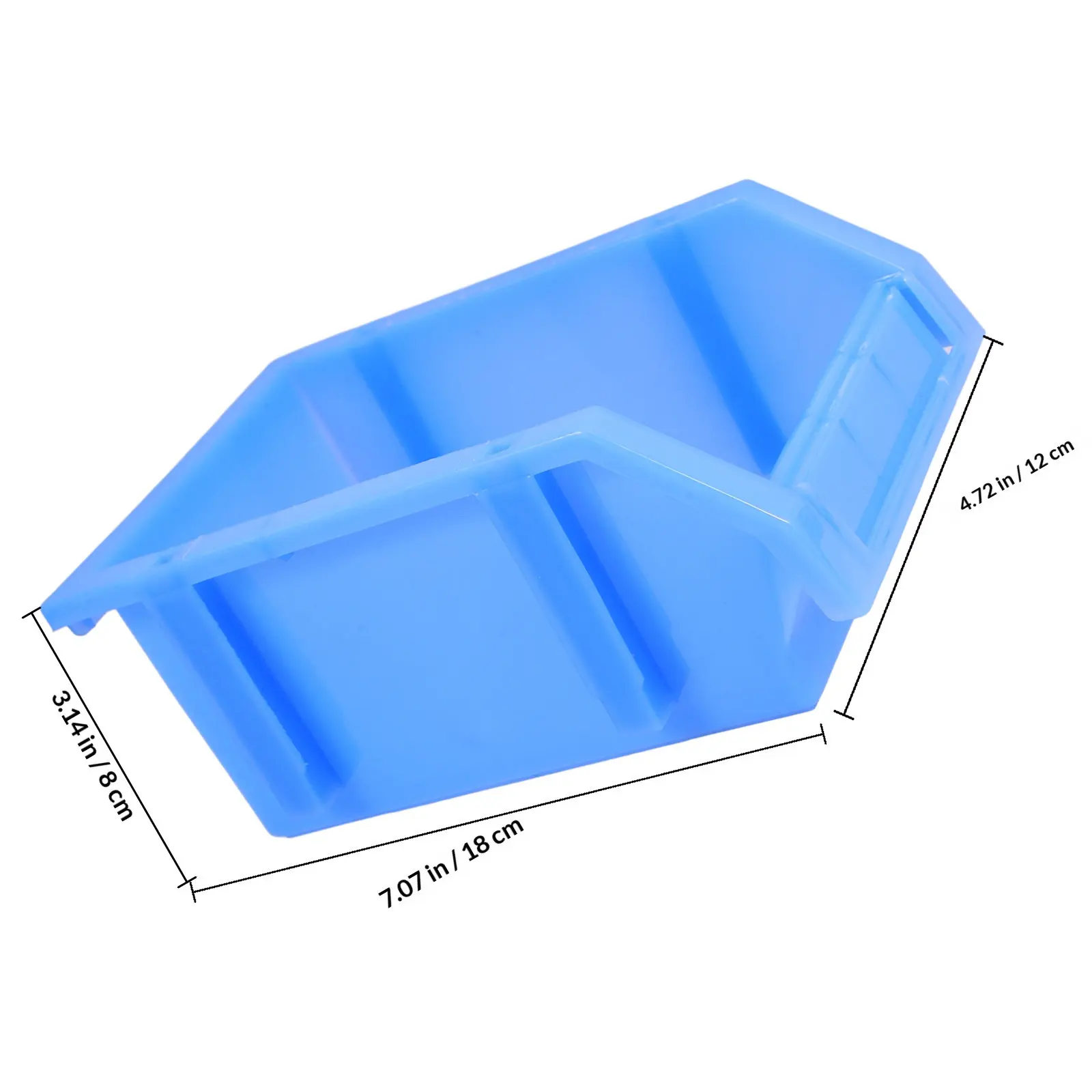 Sturdy Reusable Plastic Storage Container Toolbox for Hardware Tools Accessories Sundries Sorting Home Workshop Garage