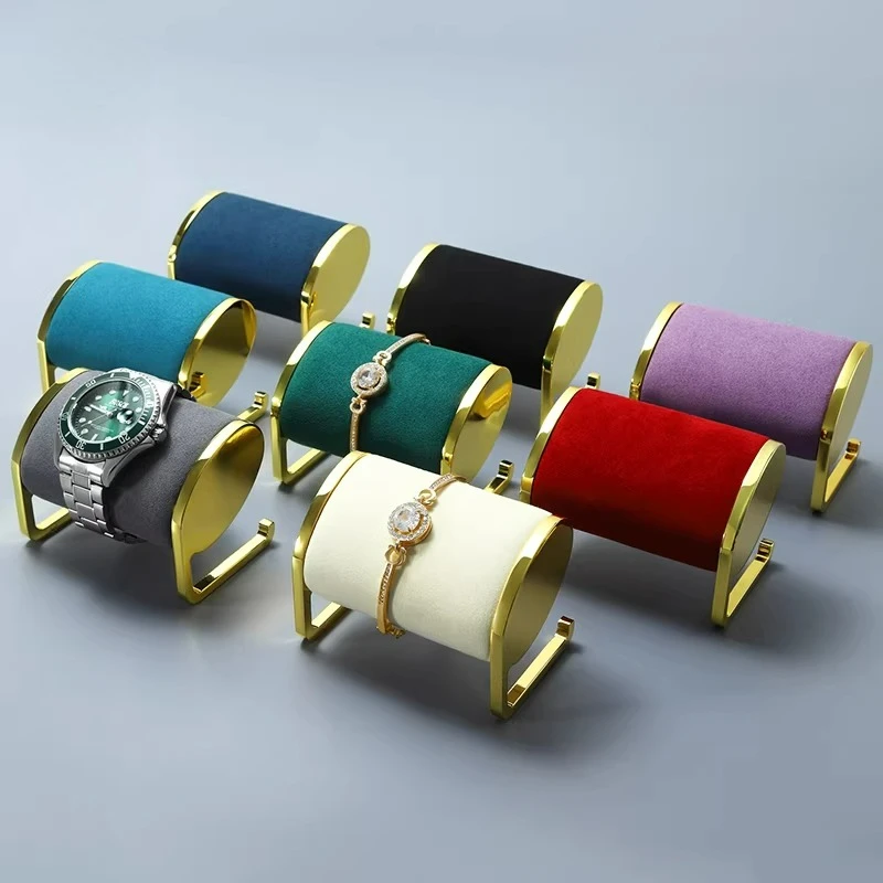 suporte-de-exibicao-para-pulseiras-relogios-e-joias-aderecos-para-vitrine-suporte-de-exibicao-de-joias-em-microfibra-e-metal