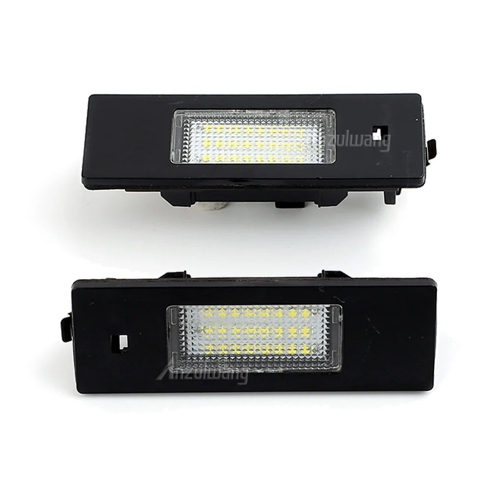 LED License Plate Ligh For BMW E81 E85 E86 E87 E36 No Error Canbus Car Accessories Car Lamp 6500K White Car Light Source