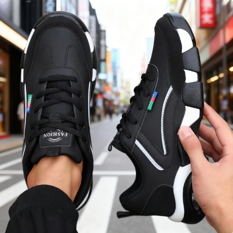 Sepatu Musim Semi Musim Gugur Pria Sepatu Lari Modis Anti-selip Nyaman Sepatu Hiking Penyerap Guncangan Luar Ruangan Sepatu Pelatih Pria Tenis