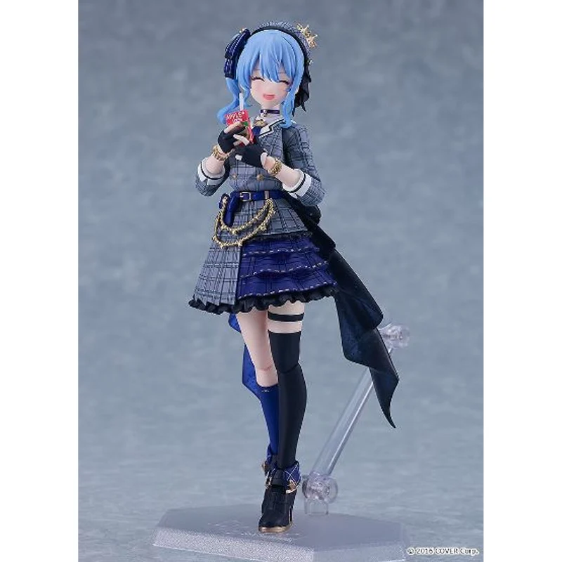 GSC Original Figma Hololive Hoshimachi Suisei Anime figuras de acción juguetes para niños regalo de Navidad adornos de modelos coleccionables