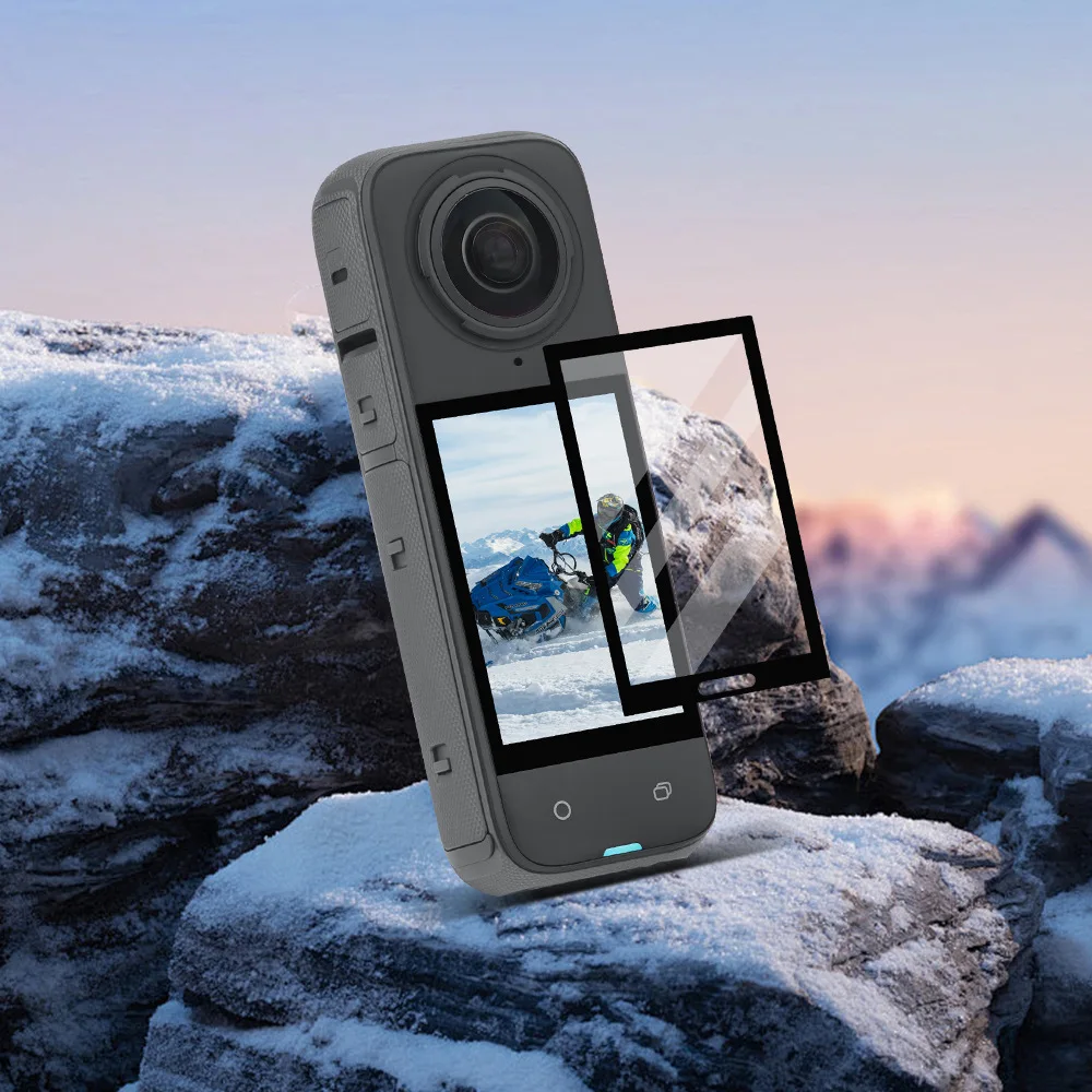 3d Gebogen Zacht Doorzichtige Beschermfolie Full Cover Voor Insta360 Gps Preview Remote Lcd-Display Schermbeschermer Film Accessoires