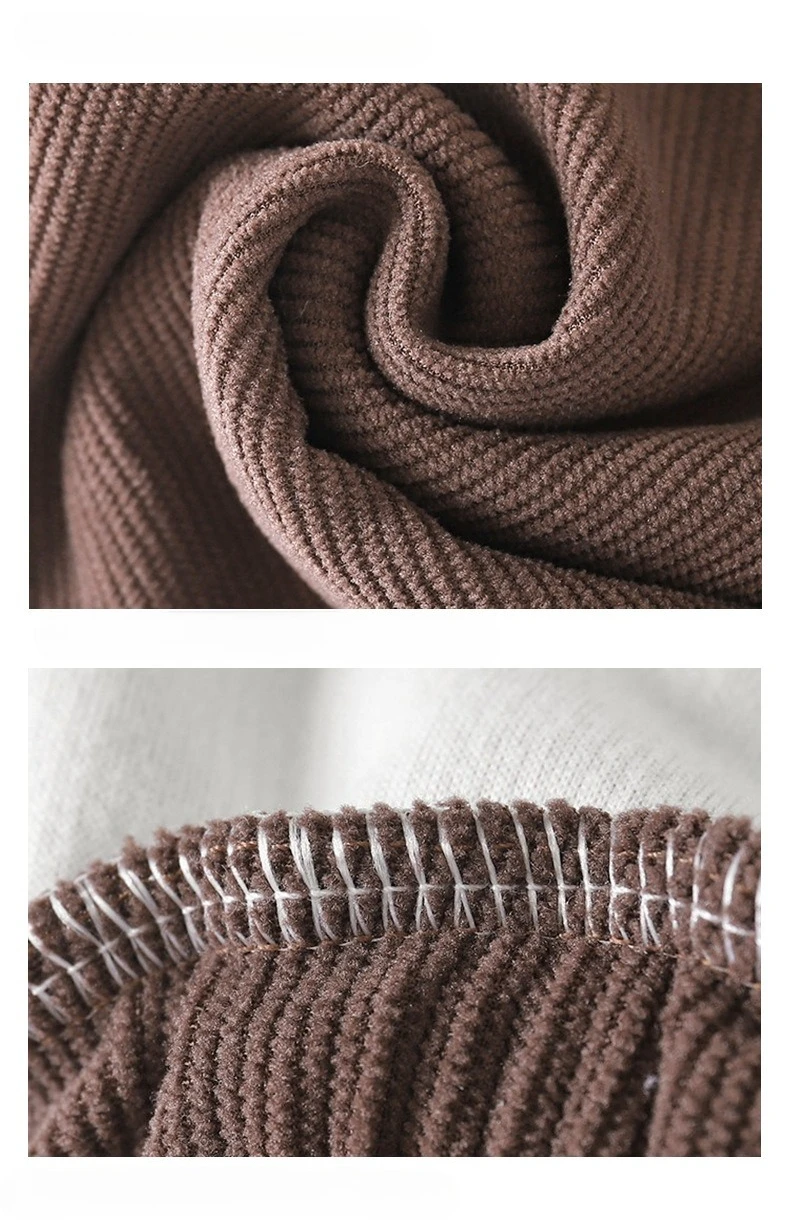 Frühling Herbst Winter Neue Mädchen-Hose mit Fake-Two-Piece-Effekt Schmal Geschnittene Hochtaillierte Rockhose für Kinder Leicht Ausgestellte Hose – Detail 10