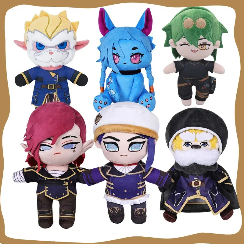 

Caitlyn Vi Heartsteel Shieda Kayn Ezreal Plush Plushies Game LoL Cosplay Mascot Figurine Props Xmas Birthday Gifts Halloween
