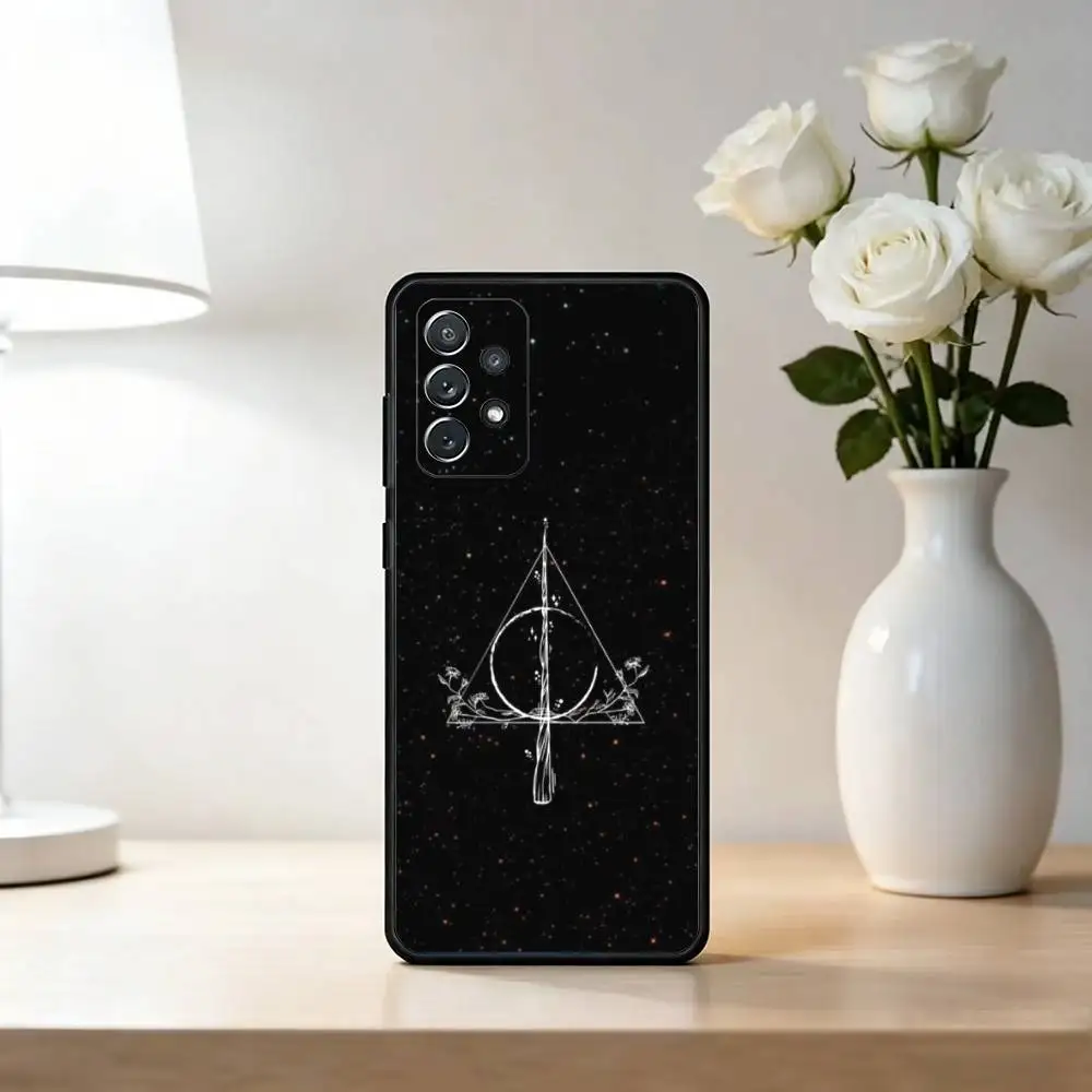 Magic H-Harry-es P-Potters Wand Phone Case For Samsung S25,S24,S21,S22,S23,S30,Ultra,S20,Plus,Fe,Lite,Note,10,Black Cover view 2