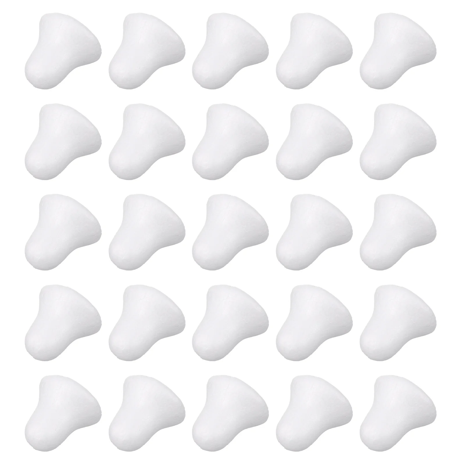 

50pcs Bell Ornament Diy Jingle Bell Mold Foam Shaped Decorative White Craft Kids Christmas Making Kit Foams Modelling Handicraft