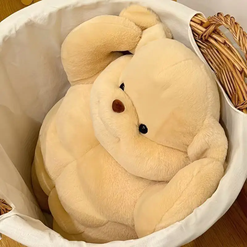 Jouet en peluche chien musculaire 35-65cm, chien en peluche décoratif à collectionner, figurines d'animaux en peluche pour chambre à coucher, salon, décoration de voiture