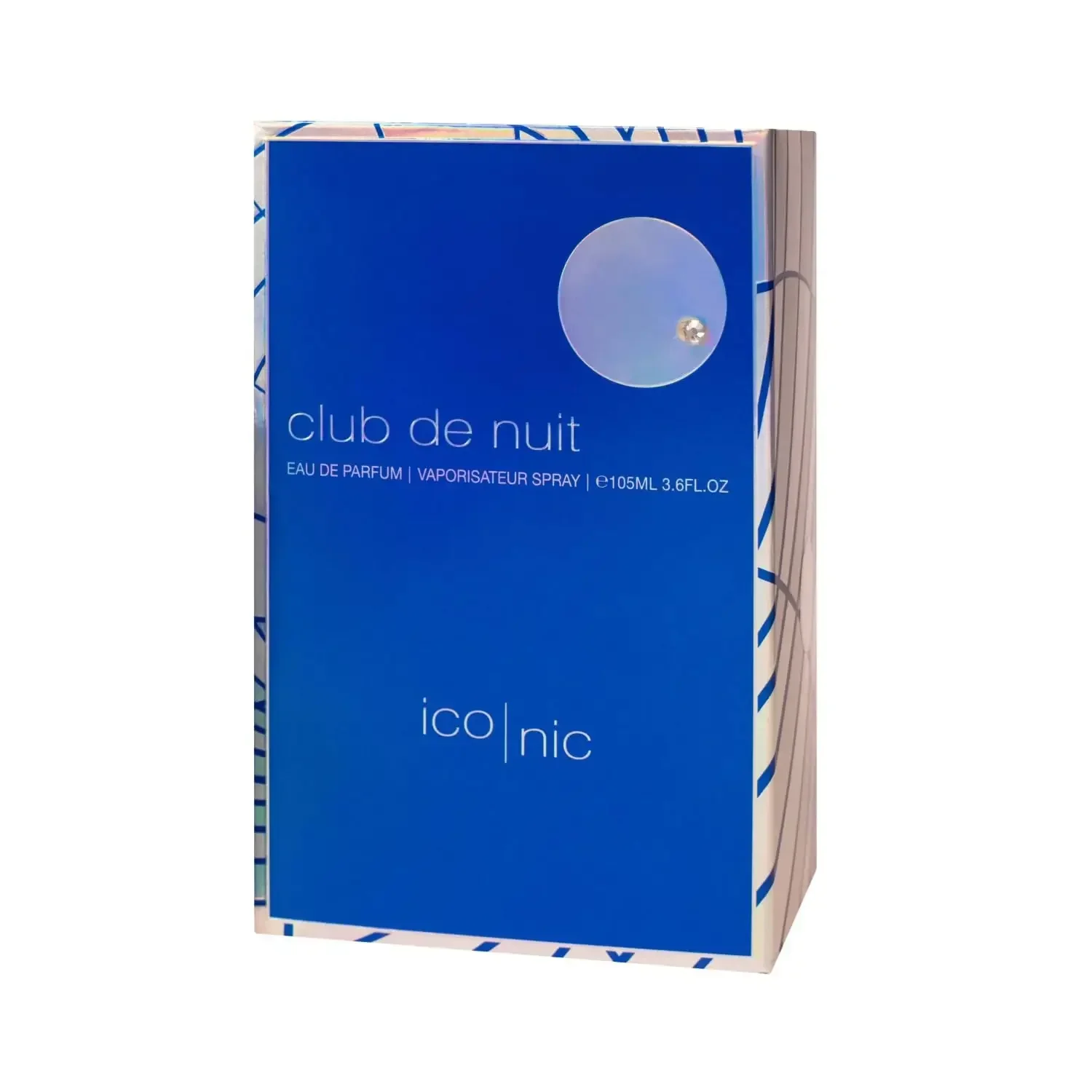 عطر Armaf Club De Nuit Blue Iconic EDP 105ml - كولونيا الخشبية الطازجة للرجال تدوم طويلاً، هدية فاخرة لعيد الميلاد وعيد الشكر