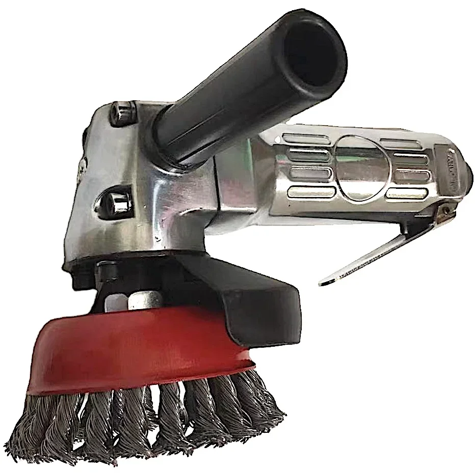 

TY34100D Pneumatic Derusting Brushes For removing rust; used in machine building, mould making and container construction