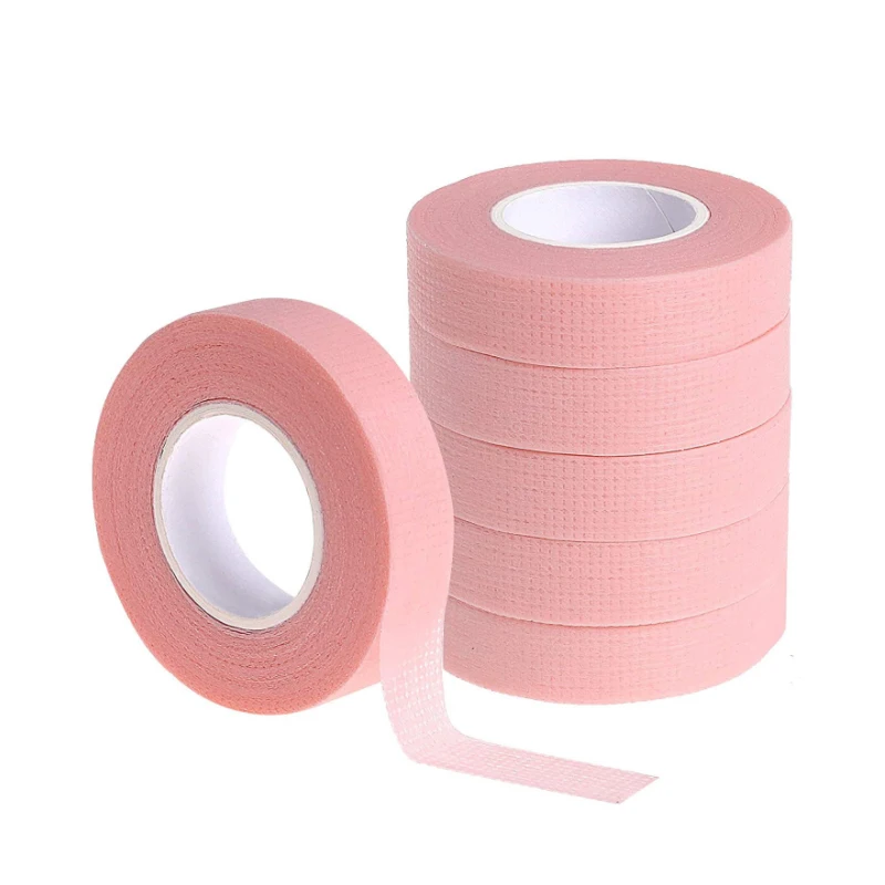 Wimper Tape 5 Rolls Ademend Non-woven Doek Plakband Voor Hand Oog Stickers Makeup Tools Eye Patches Voor extension