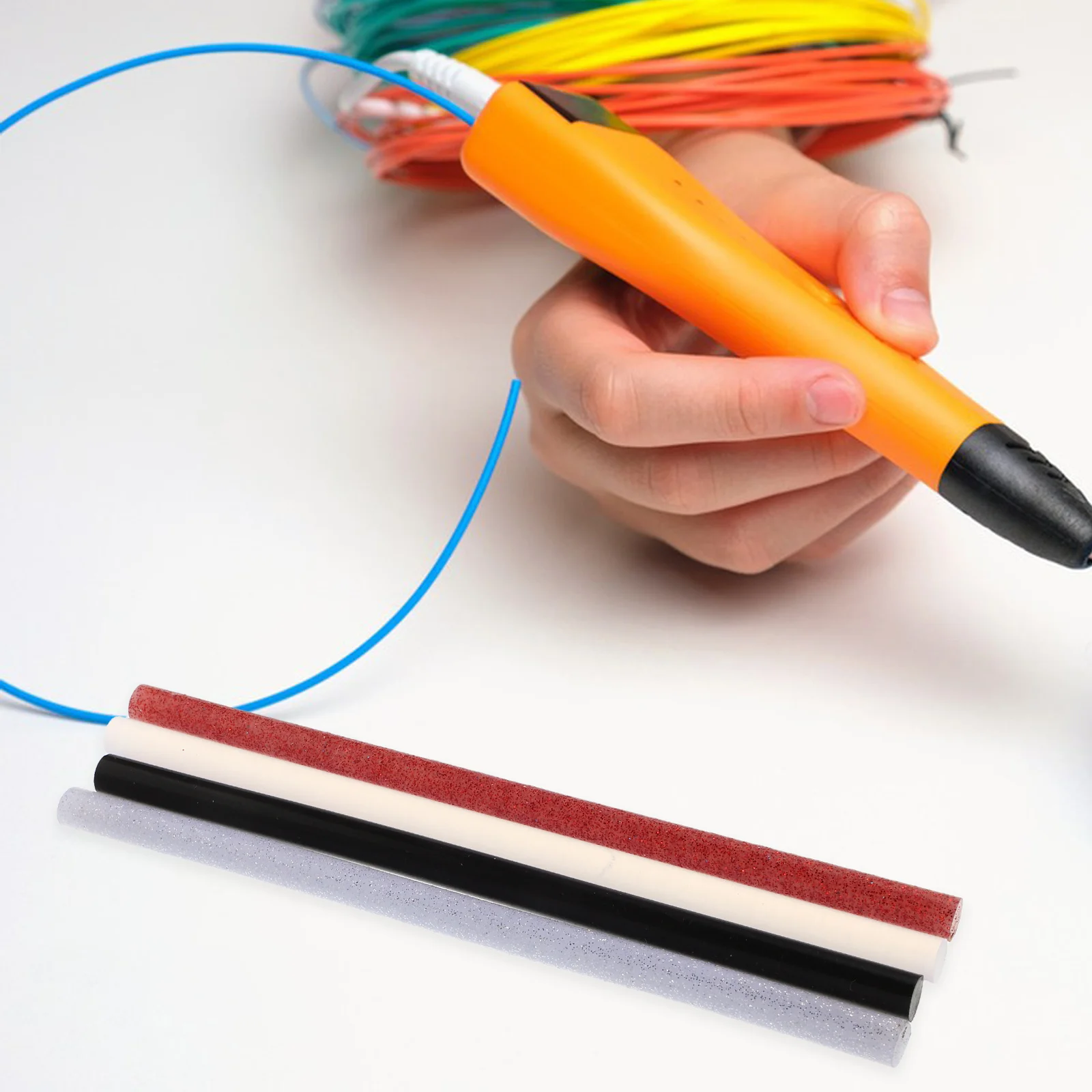 

30Pcs Colored Glitter Hot Glue Sticks Mini Size for DIY Crafts Vibrant Colors Strong Adhesion Mini Hot Glue Sticks Crafts