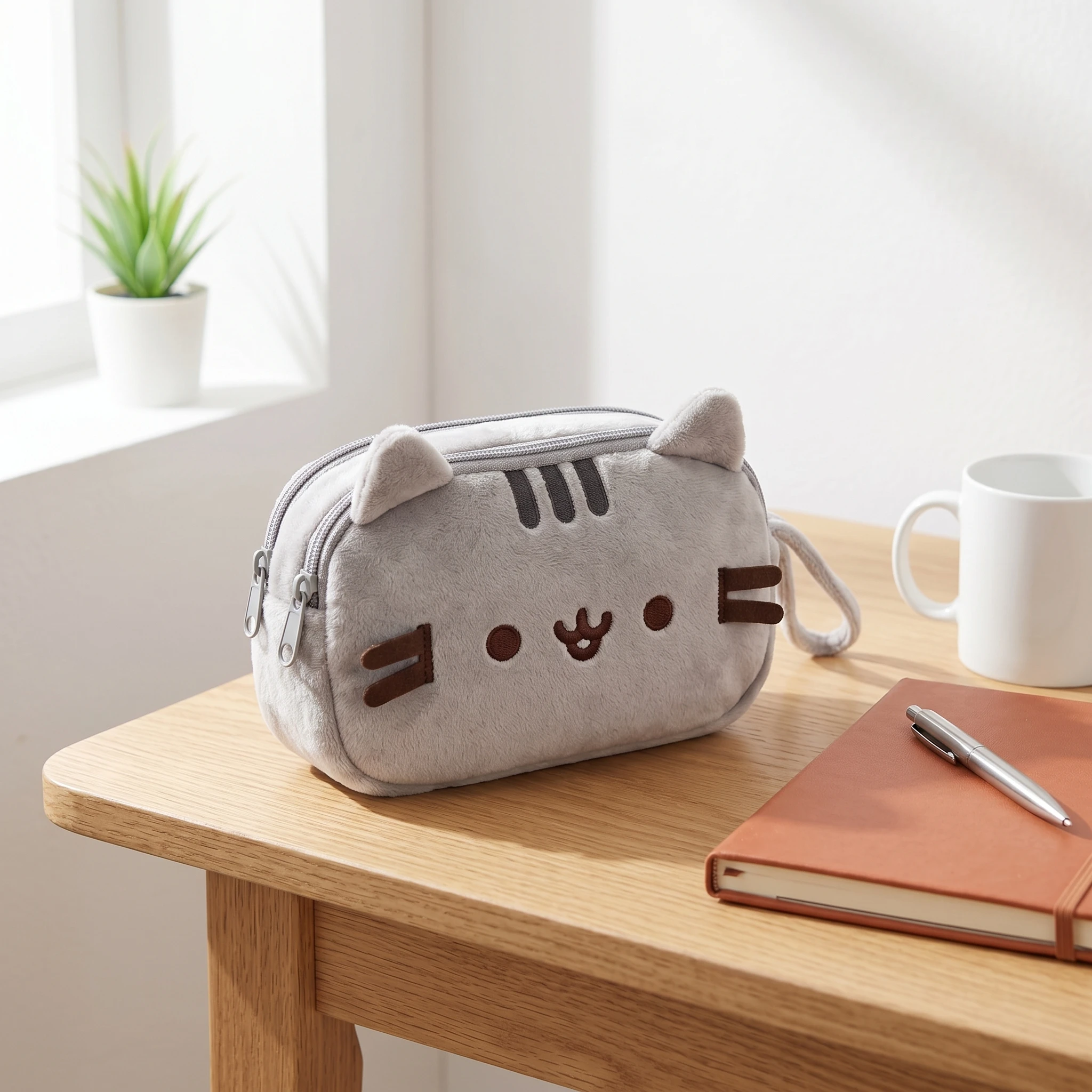 かわいいプシーンスタイルの猫型化粧ポーチ 大容量メイクアップ - Beauty Makeup Case のレビューと価格