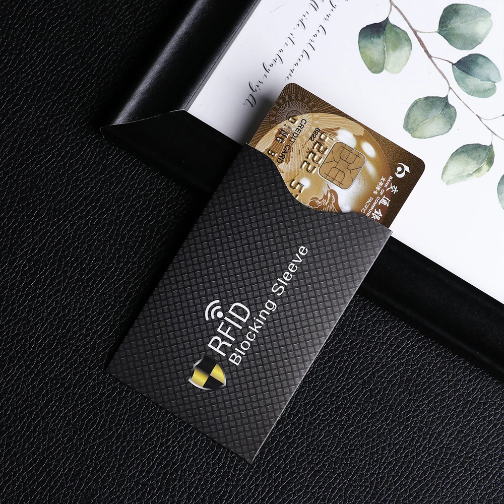 5PCS New Credit Cards Bank Aluminium Protect Case Cover Sleeve Wallet RFID Blocking Card Holder