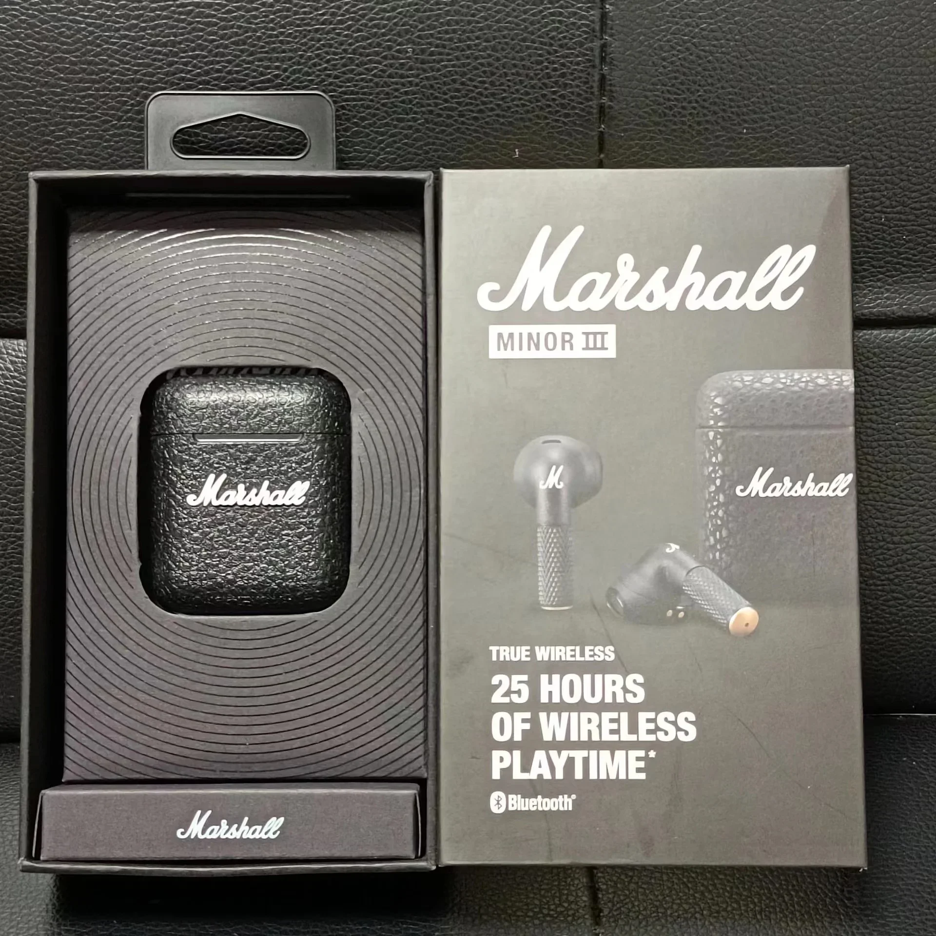 Marshall Minor III True Wireless In-Ear Headphones Marshall Wireless Bluetooth 5.1 Headset Hi-Fi Subwoofer Music Earphones