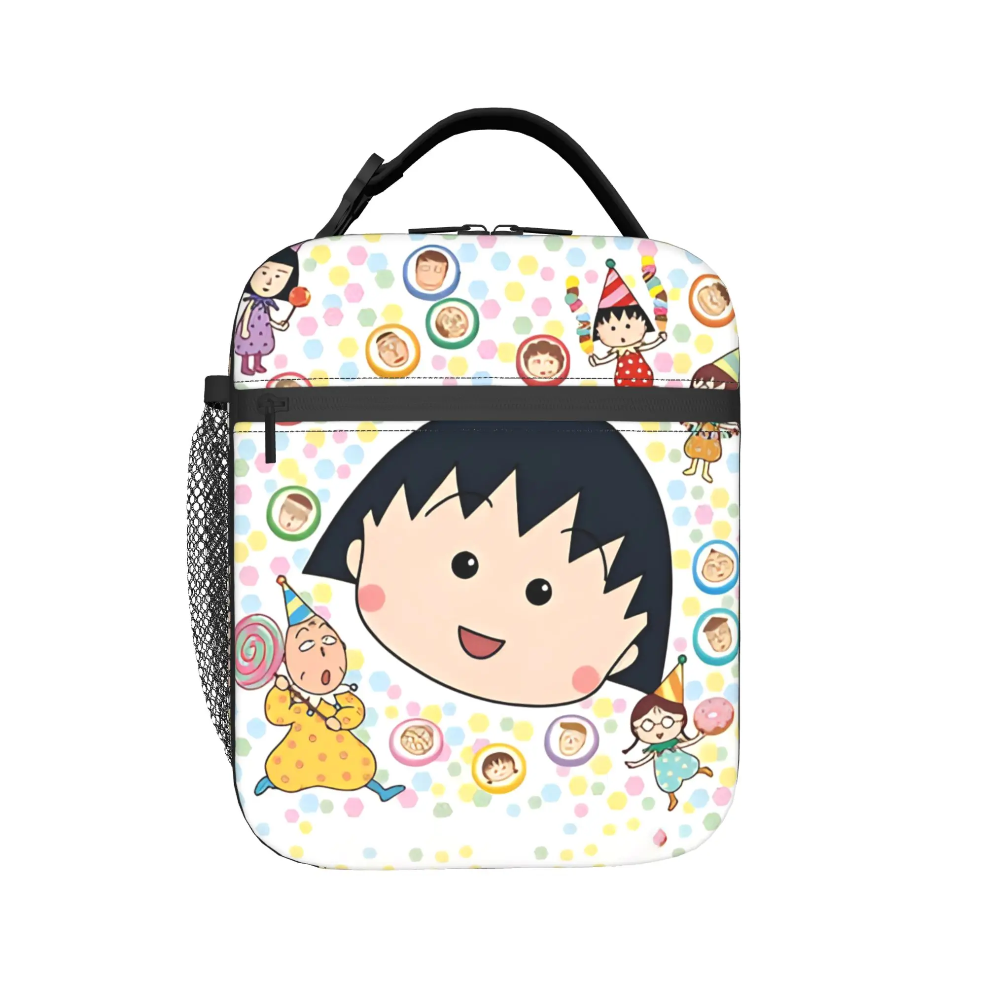 Marukos Birthday Party Confetti Candy Insulated Lunch Bags Large  Reusable Cooler Bag Tote Lunch Box Office  Travel Food Handbag