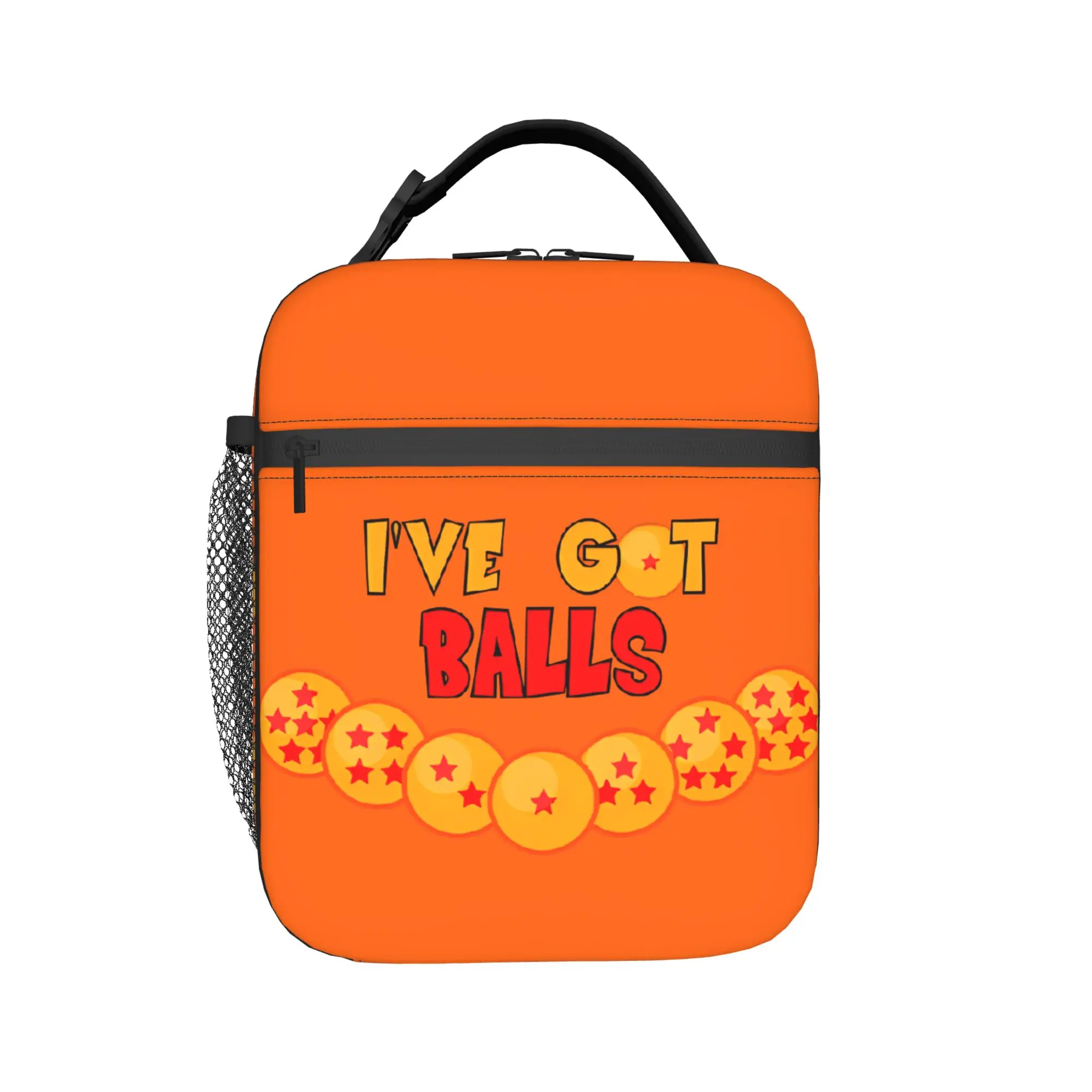 

D-Dragon-Ball-L DragonBalls Insulated Lunch Bag for Men Women Storage Food Box Portable Thermal Cooler Bento Box For Picnic