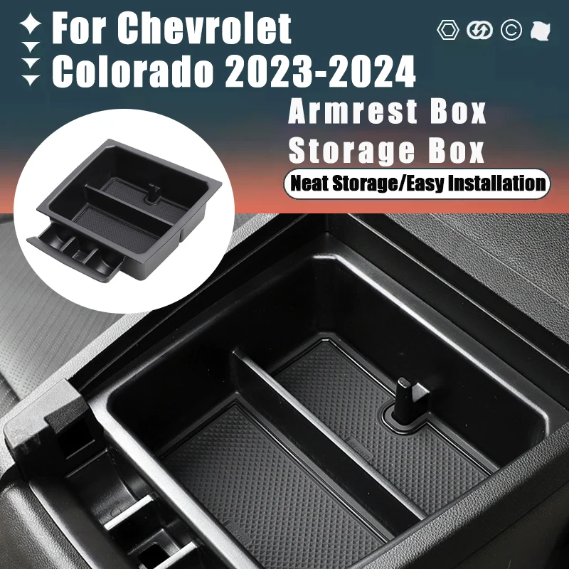 

For Chevrolet Colorado 2023-2024 Armrest Box Storage Box Modification Stowing Tidying Box Car Internal Accessories