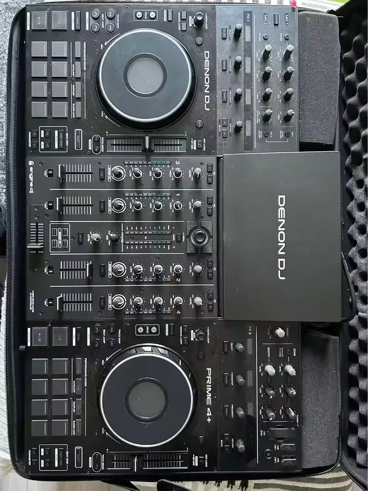 

NEW PRIME4XUS Prime 4 4-deck Standalone DJ Controller System with 10" Touchscreen REady to Ship