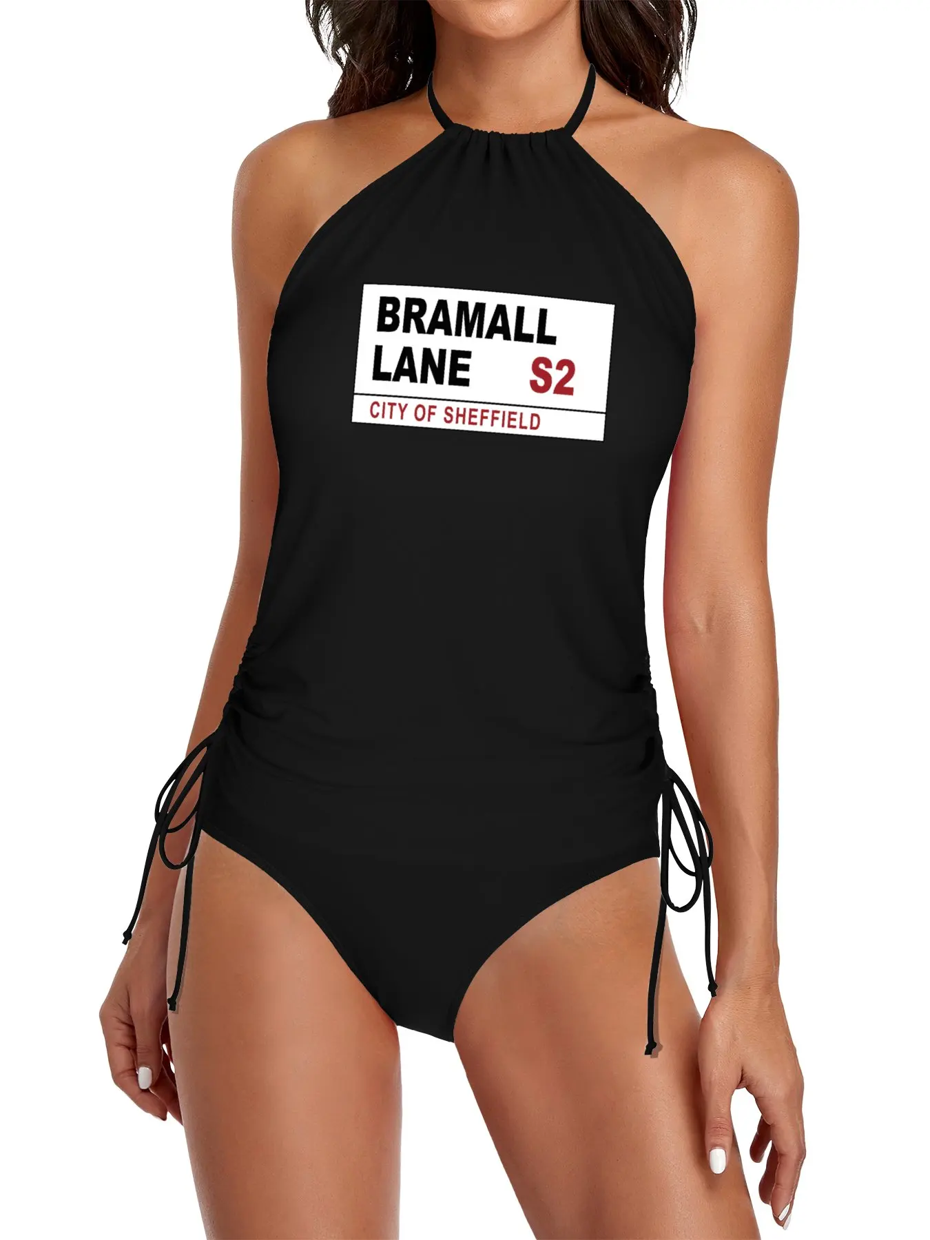 

Bramall Lane Street Sign Split Swimsuit Set Summer set woman Swimwear women women's trikini 2025