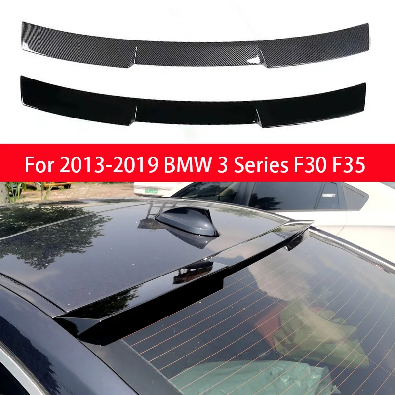 

For BMW 3 Series F30 F35 F80 320i 325i 330i Rear Window Roof Spoiler Wings Black Carbon Tuning Car Styling Accessories 2013-2019