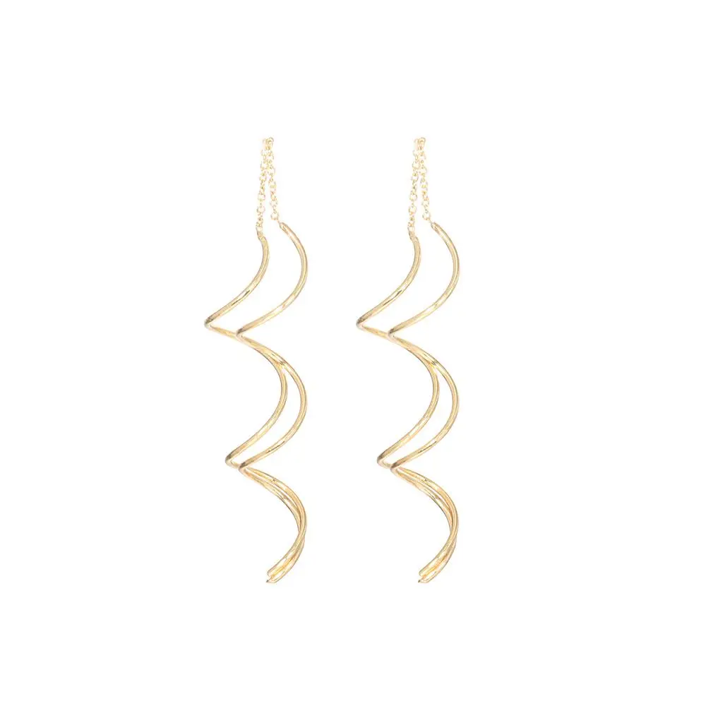 For Women Hot Sale Long Line Fashion Accessories Drop/Dangle Statement Drop Earrings Ear Line Jewelry Ear Studs