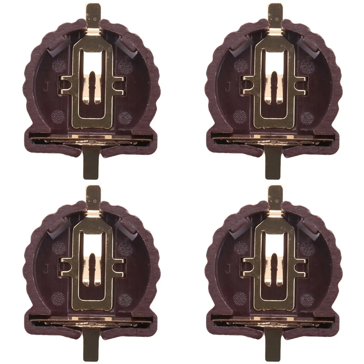 update. 80PCS CR1220 CR1225 Button Battery Holder 3V Button Battery Holder Plating Temperature
