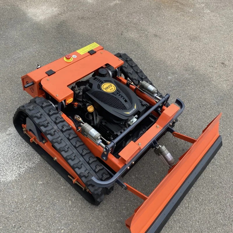 Индивидуальный профессиональный робот для обрезки газона с нажимной лопаткой, многофункциональная газонокосилка для подметания снега, сертифицированный в ЕС продукт