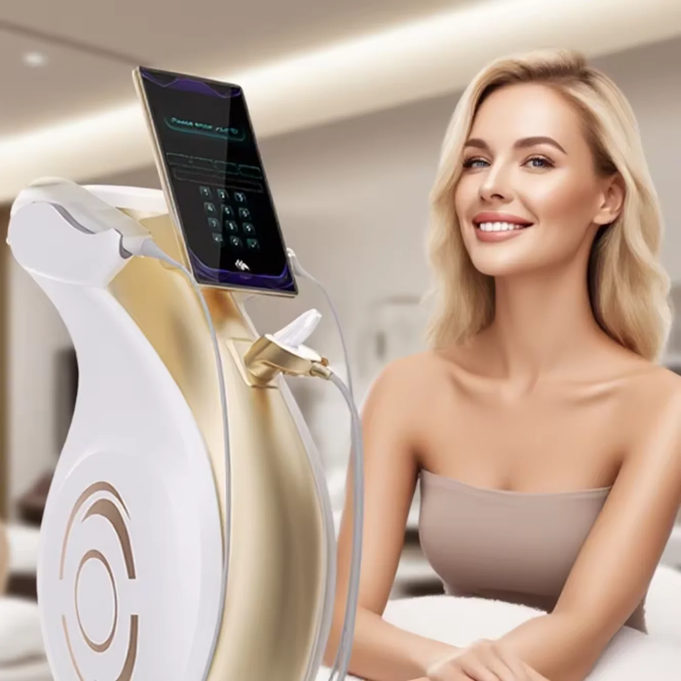 

Аппарат для омоложения 25D RF, профессиональное устройство для подтяжки кожи, уменьшения морщин и сужения пор, подходит для салонов красоты и спа-центров