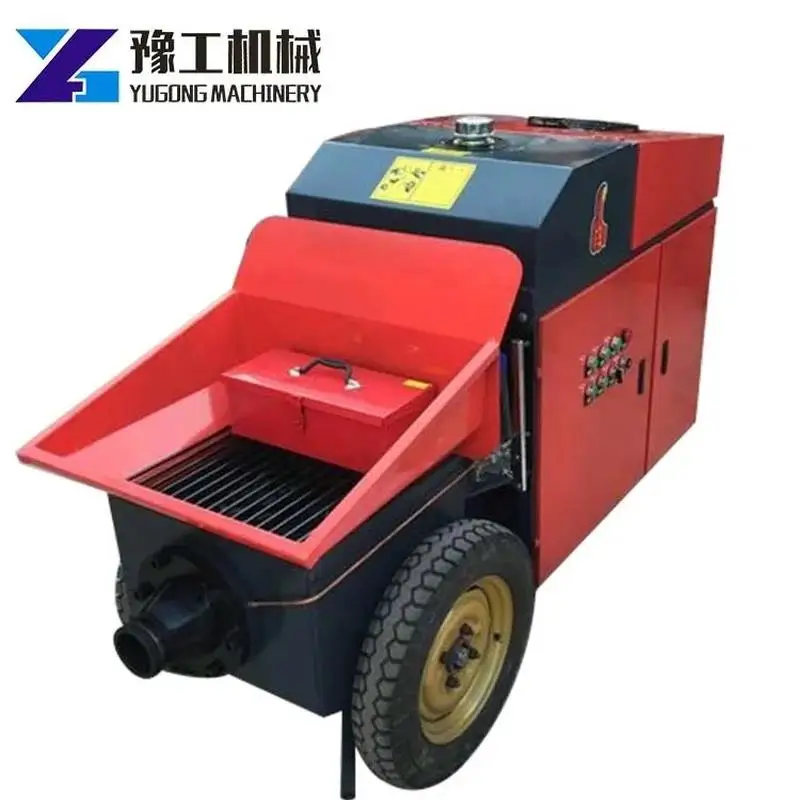 YG Small electric diesel concrete pump hydraulic concrete pouring pump