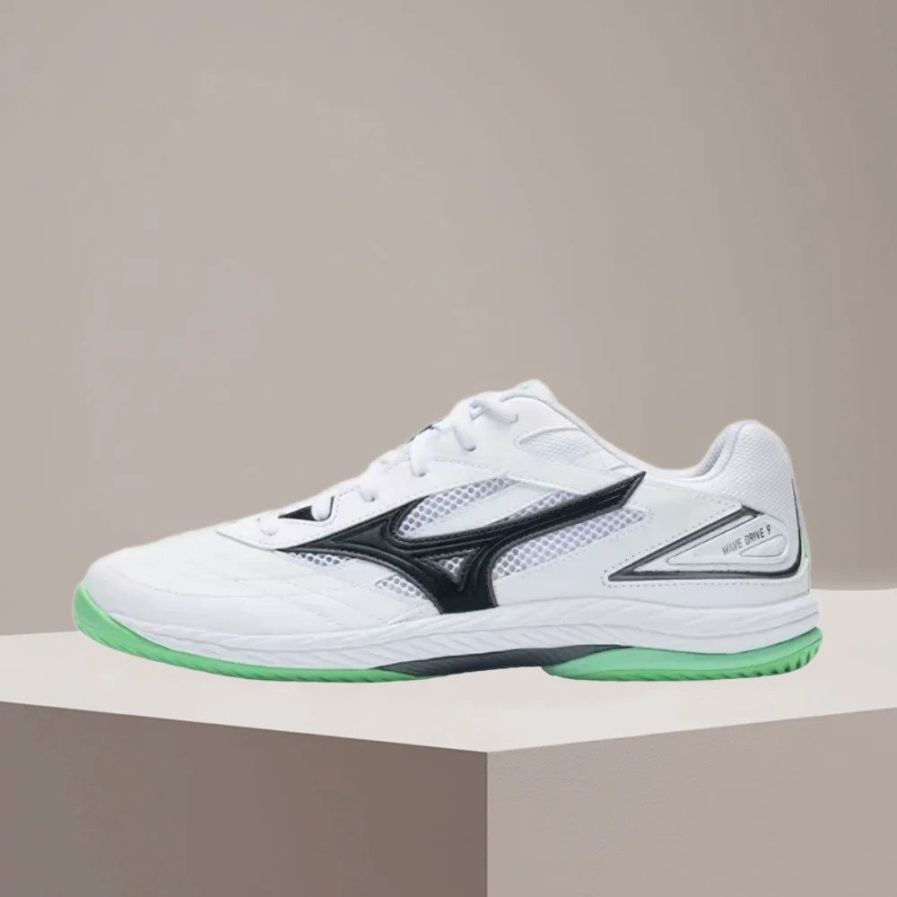 Mizuno WAVE DRIVE 9 Unisex Low-Top Table Tennis Shoes – Shock-Absorbing Midsole, Breathable & Non-Slip Durability 81GA220562