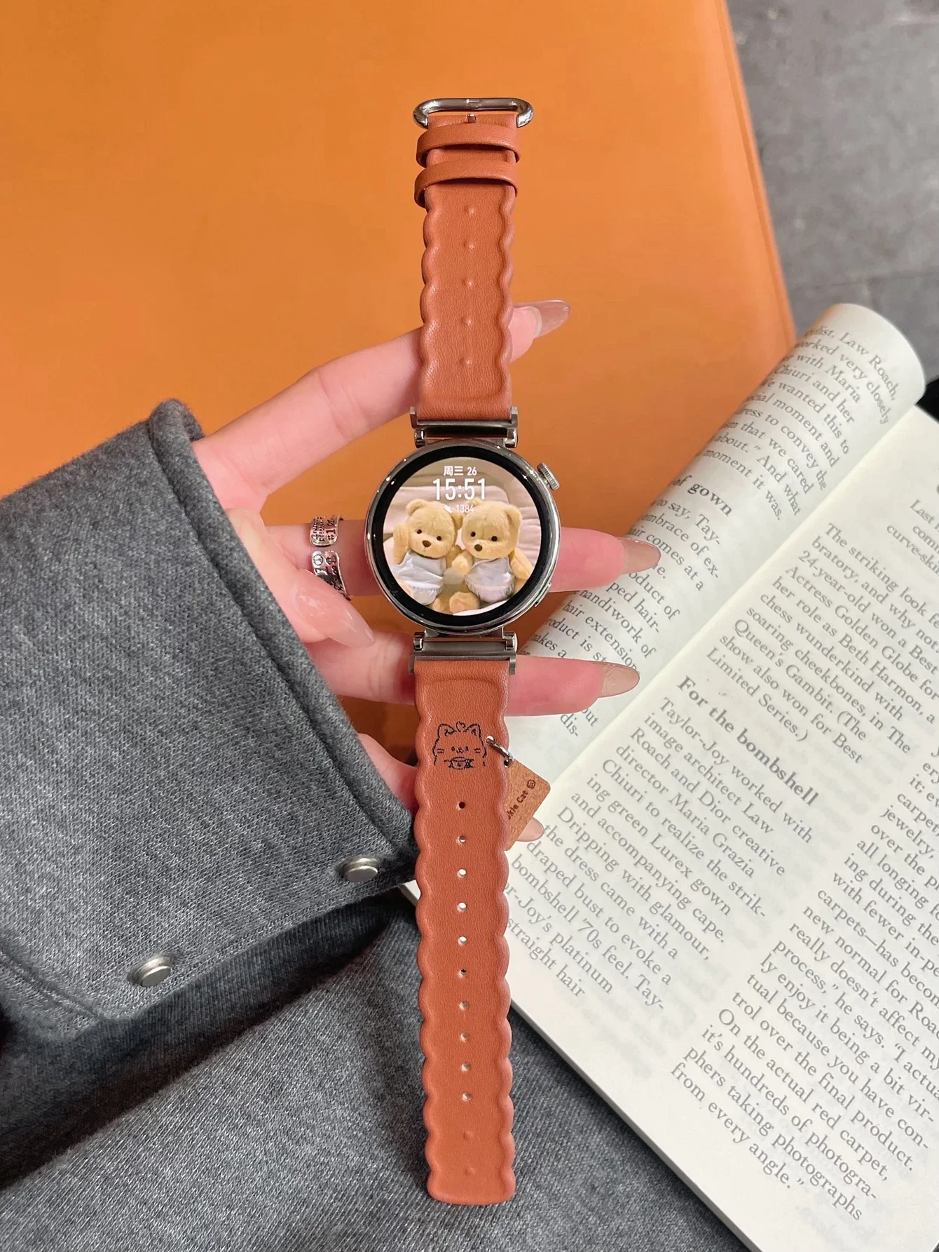 

Excellent Strap cute band For Samsung Galaxy Watch 7 FE 5 Pro 4 6 classic 44mm 40mm sport bracelet correa leather loop