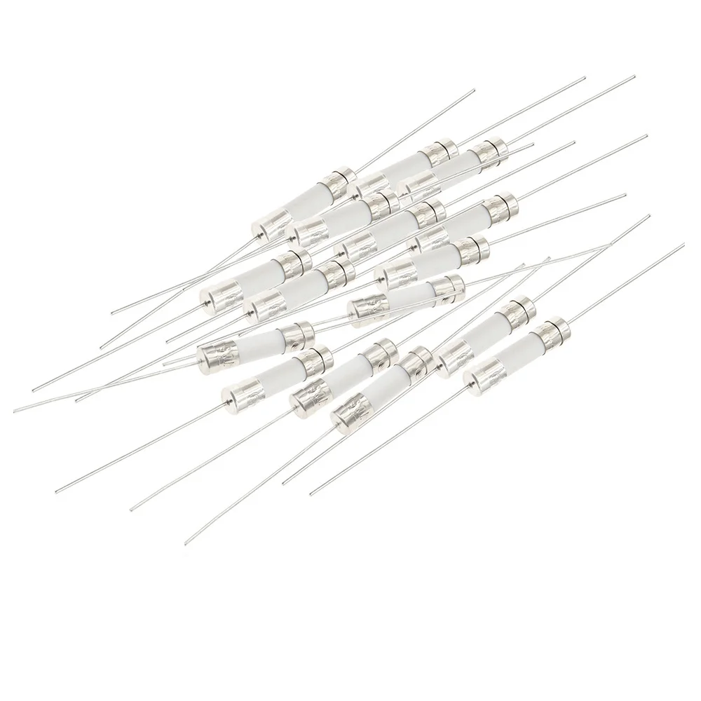 10 PCS 5*20mm Axial Lead Ceramic Fuse Fast Blow 2A 20A