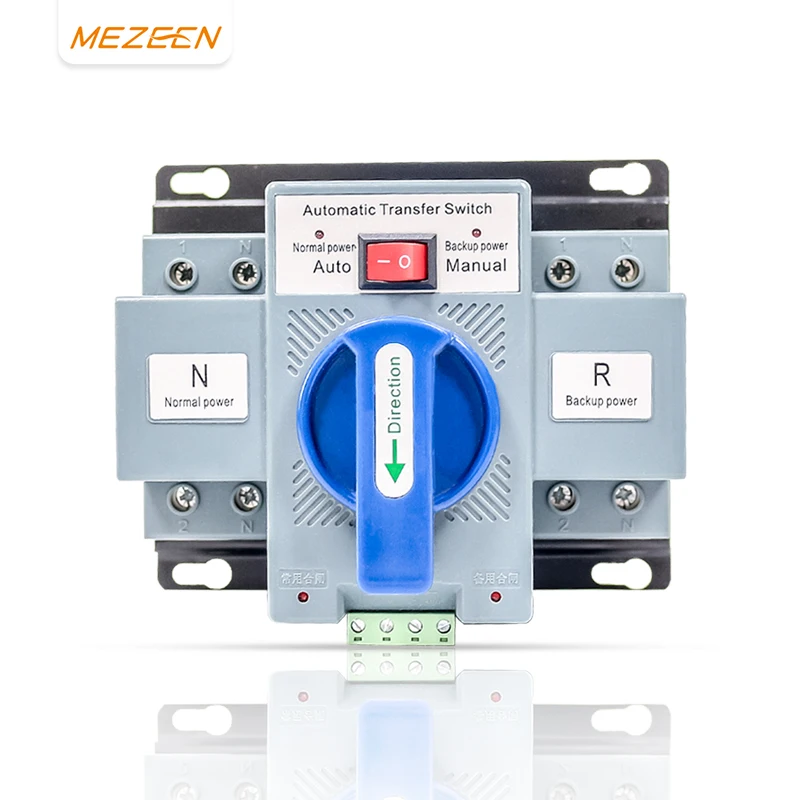 

Professional Factory Supplier Double Power CB Level 2 Pole 63 Amps Generator Automatic Transfer Switch ATS