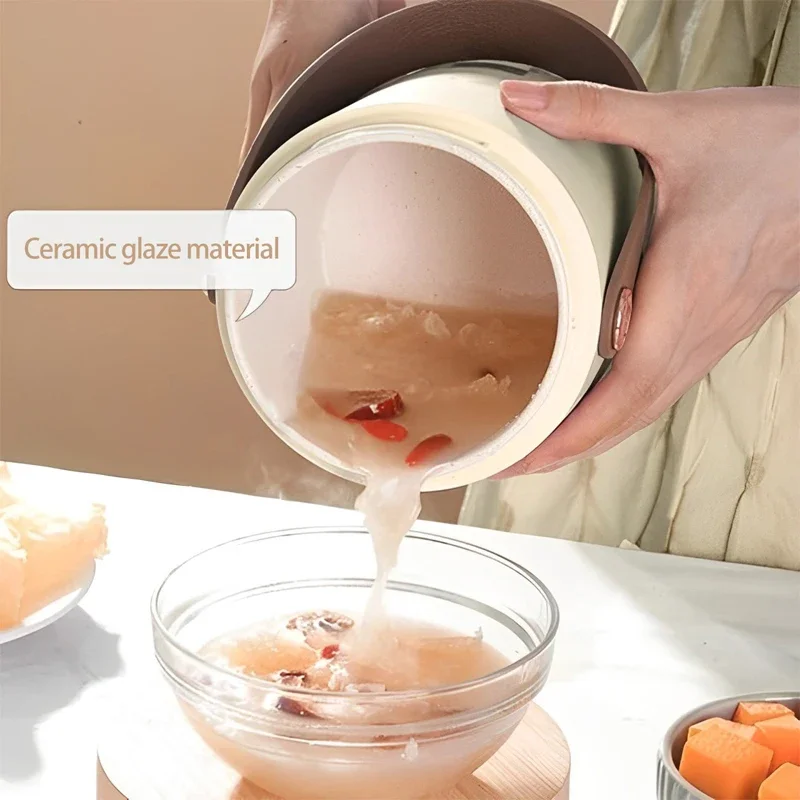 المحمولة غلاية كهربائية جهاز طهي الأرز علب الاغذية حساء صغير الحساء بطيئة الطبخ وعاء عصيدة قدر الغذاء البخاري المعكرونة سخان هوتبوت