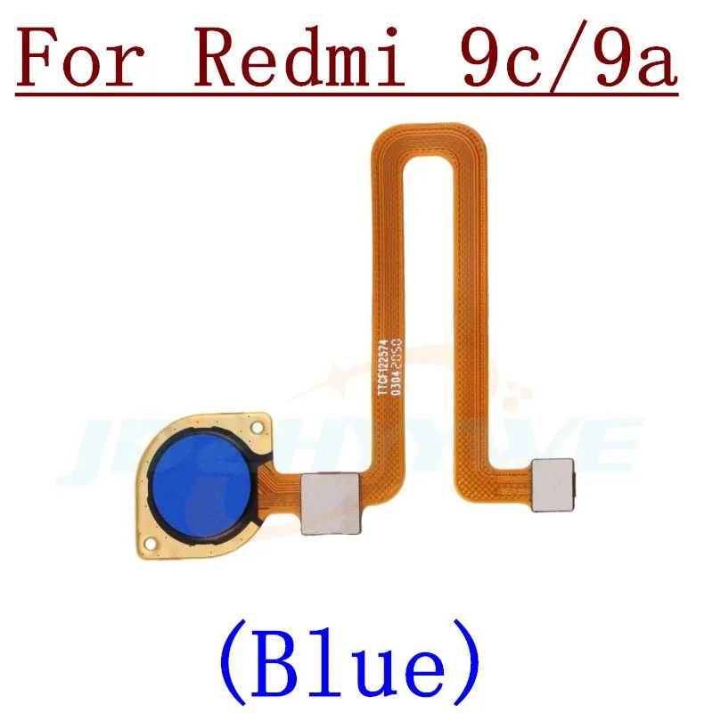 For Xiaomi Redmi 9 9c 9a 9T 8 Fingerprint Sensor Scanner Touch ID Connect Motherboard home button Flex Cable