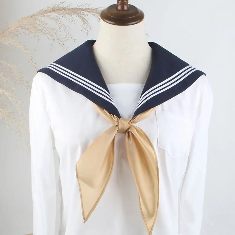 

Japanese Ribbon Tie Neck Ties Triangle Scarf Sailor Uniform Ties Bow Tie Small Bowtie