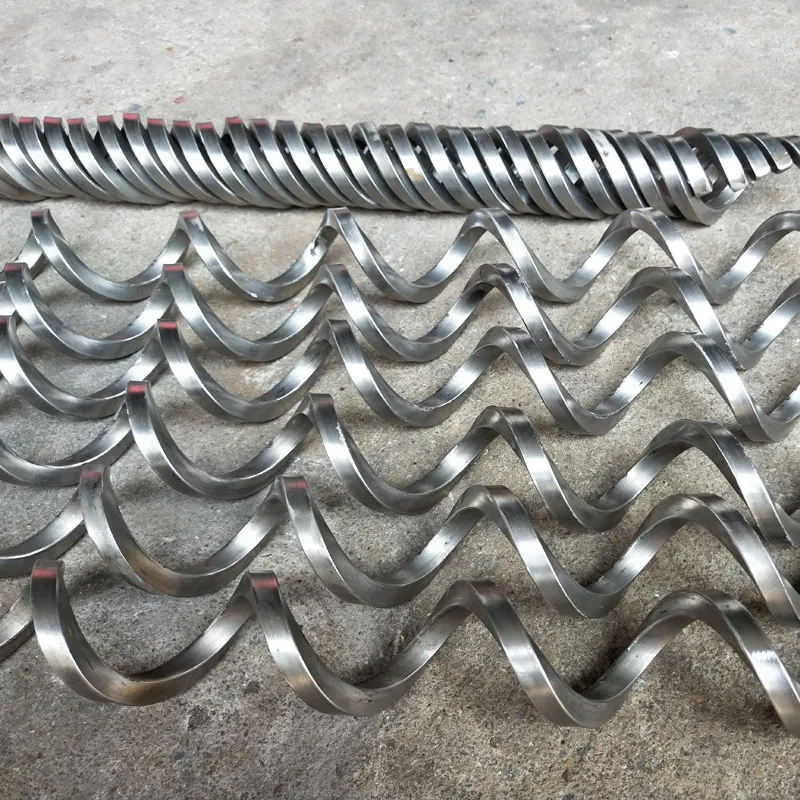 OEM customization of various specifications and sizes of stainless steel spiral industrial screw conveyors and blades