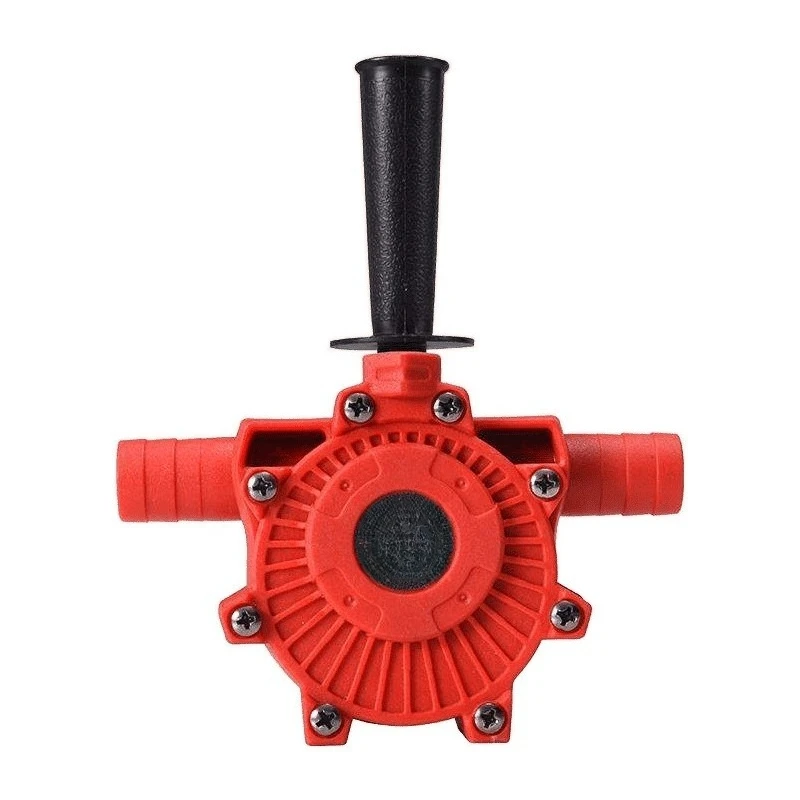 Hand Drill Driven Water Suction Pump Diesel Oil Pump Small Household Self-priming Centrifugal Pump for Water & Oil Transfer