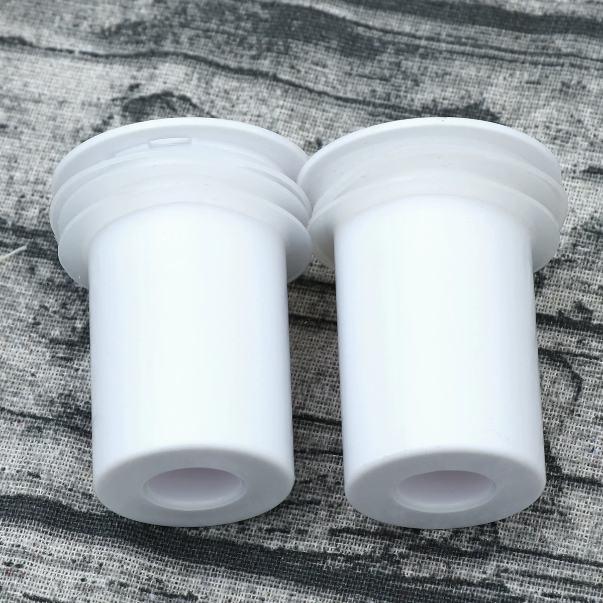 

2Pcs Bathroom Drainage Hair Catcher Floor Drain Cover Plastic Strainer Leakage Hole Filter Trap Unimpeded White
