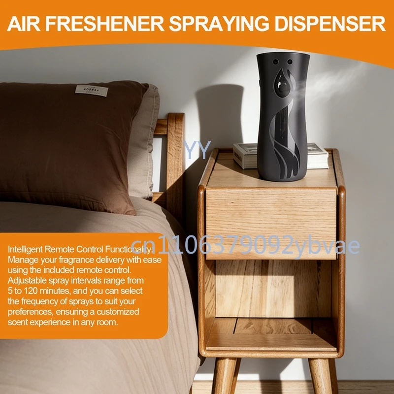 2pack Automatic Air Freshener Spraying Dispenser, Wall Mounted or Freestanding Sprayer Holder, Multiple Time Settings