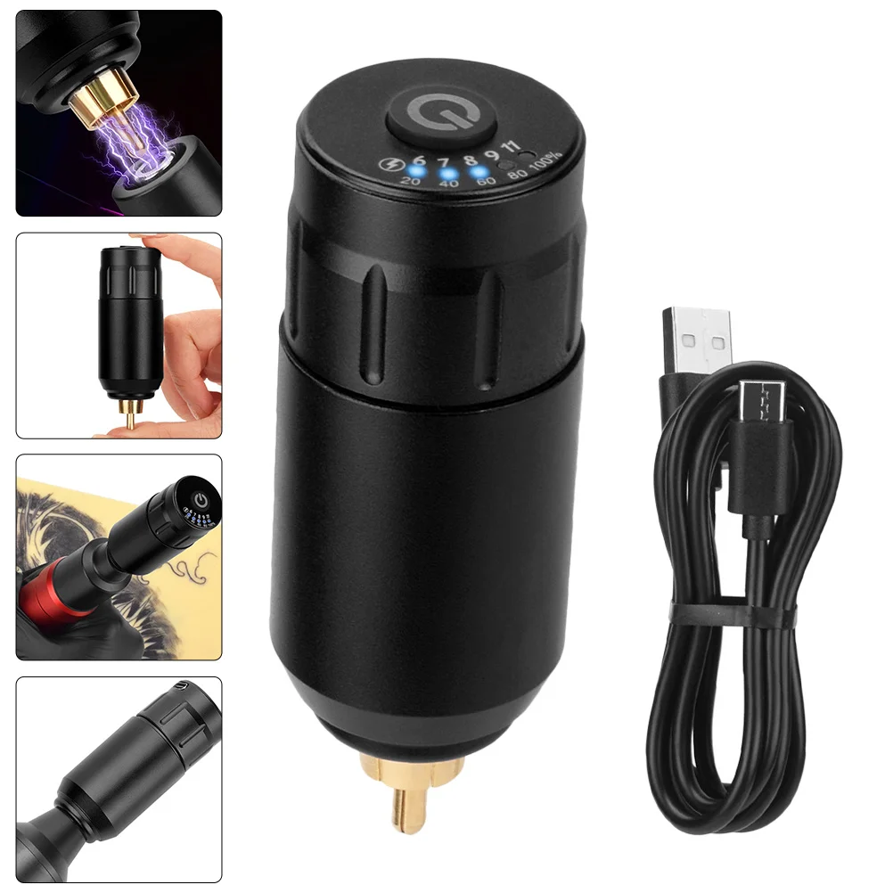 

Wireless Tattoo Power Voltage Regulator Premium Aluminum Alloy Digital Display Voltage Stabilizer Tool for Tattooing Artists and