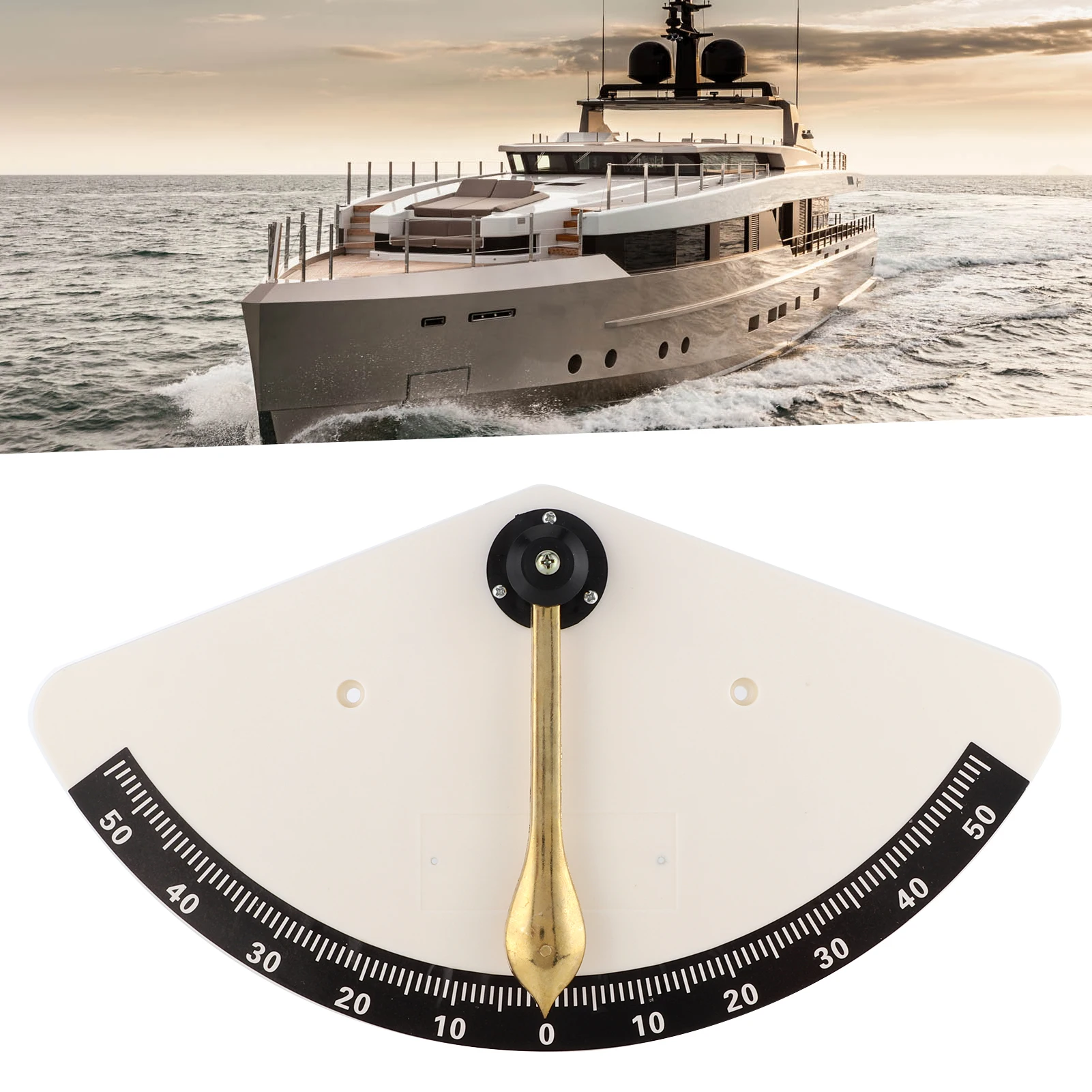 Marine Clinometer Angle Finder for Ships Boats Yachts RVs High Precision Navigation Level Measuring Tool OEM Replacement