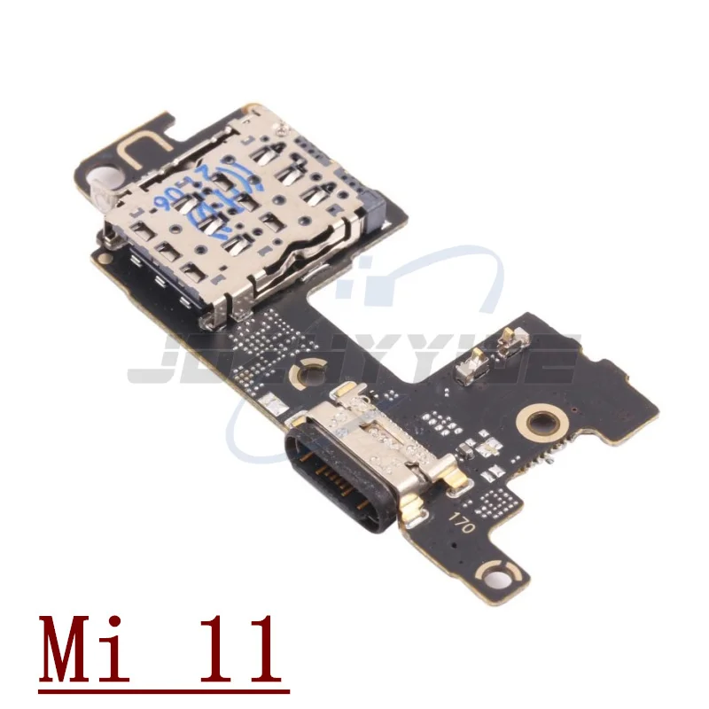 USB Charging Port Dock Connector SIM Card Reader Board Flex Cable For Xiaomi Mi 10 11 Lite 12 K30 K40 Poco F2 F4 Black Shark 2 3