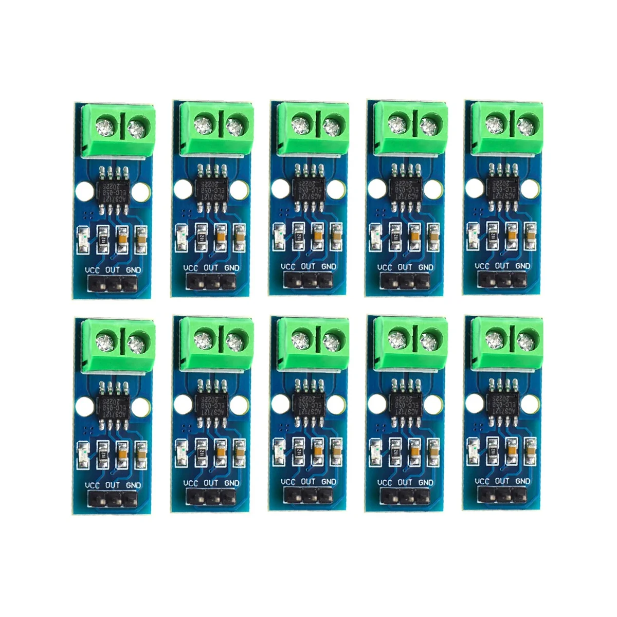 10PCS 5A Range Current Sensor ACS712 Module AC/DC Power Sensor Board (5A)