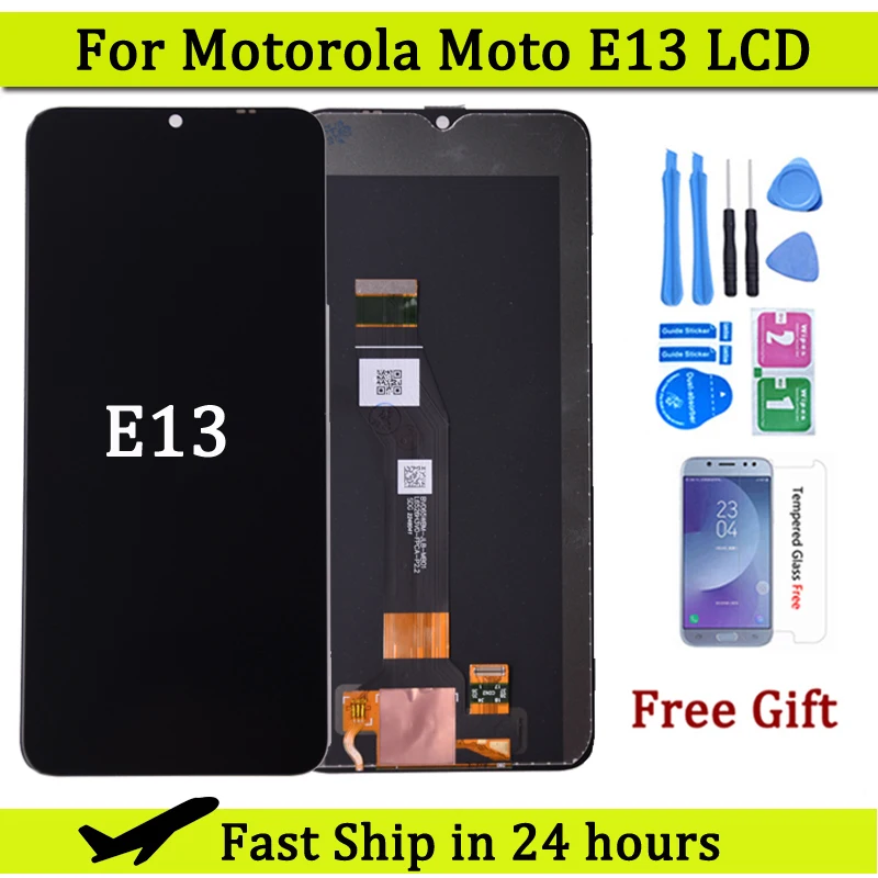 

6.5'' For Motorola Moto E13 LCD Display Touch Screen Sensor Digitizer Assembly Replace Replacement For Moto E13 Screen